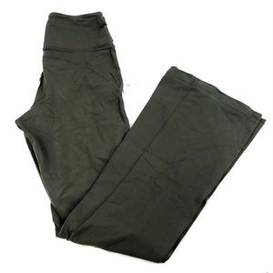 Green flair lululemon leggings